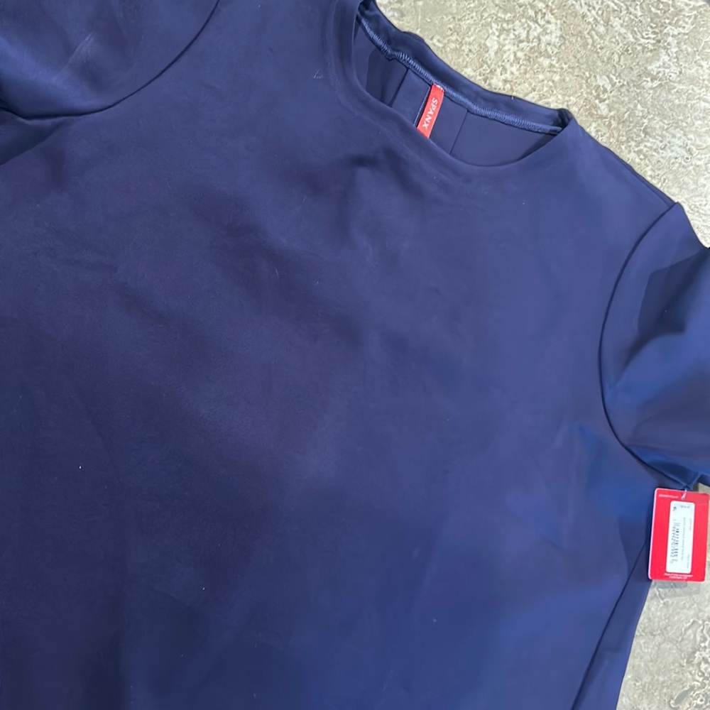 Pleat back dressy tee from Spanx